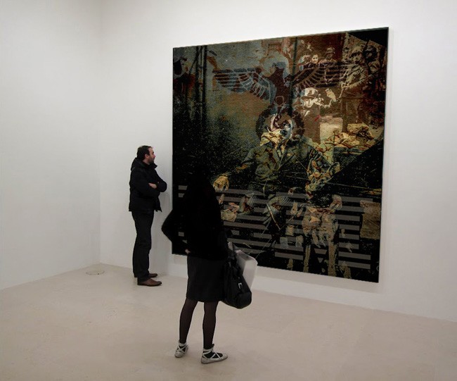 Looking at a Dellert  painting  copy